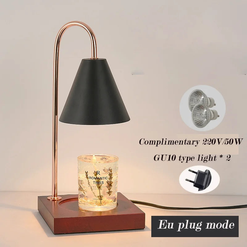 Aromatherapy Retro Candle Warmer Lamp with Timer