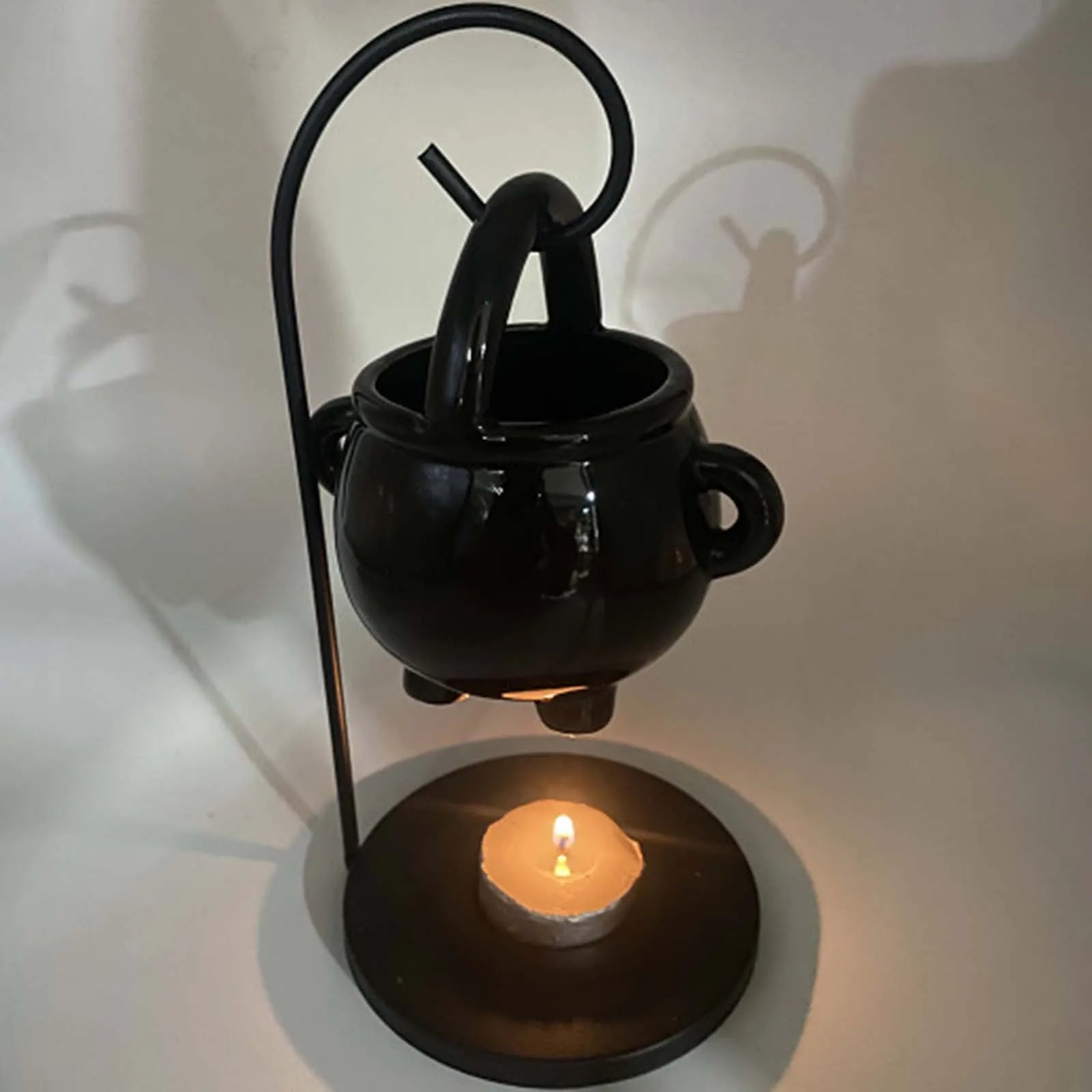 Ceramic Essential Oil Burner – Melt & Diffuse with Tealight Holder