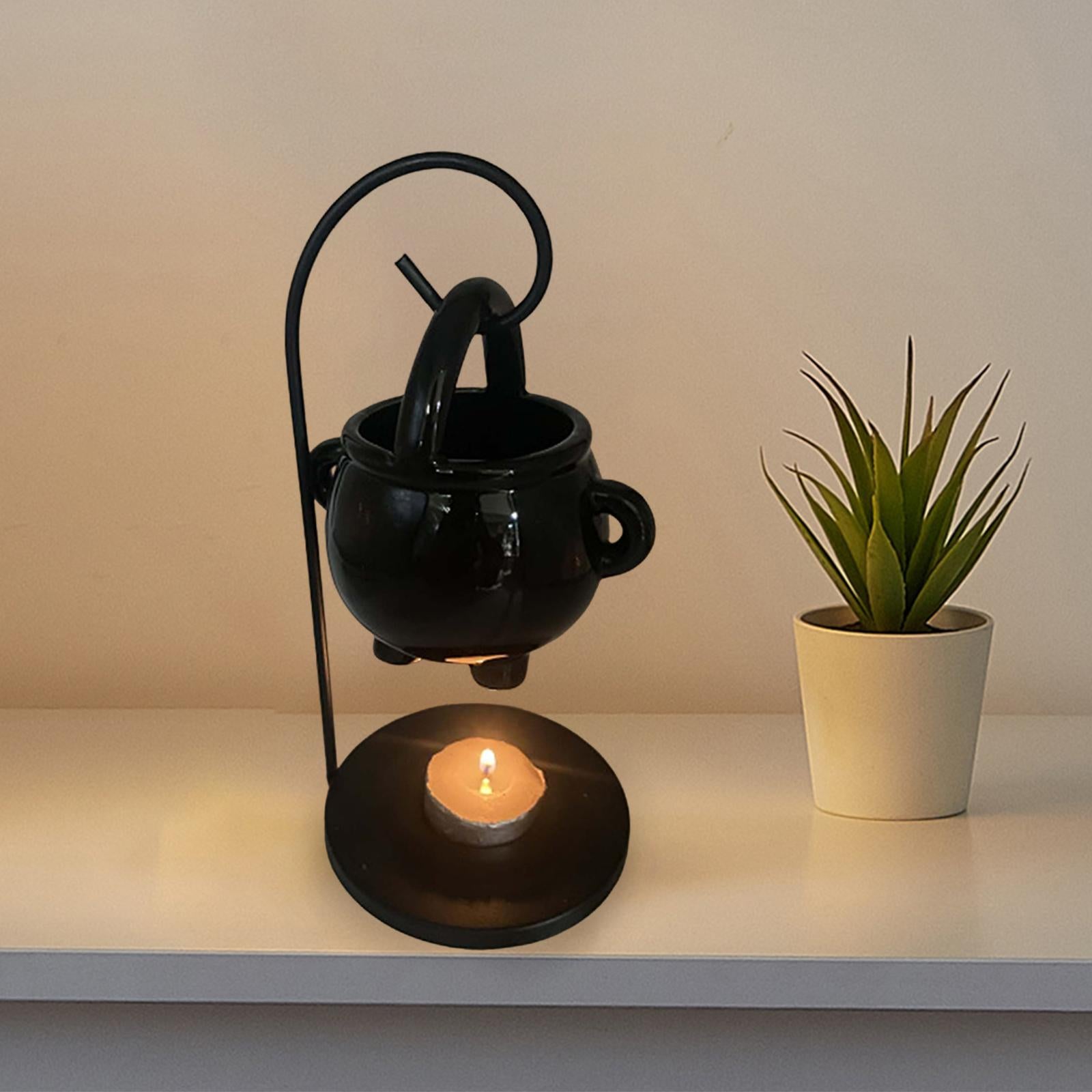 Ceramic Essential Oil Burner – Melt & Diffuse with Tealight Holder