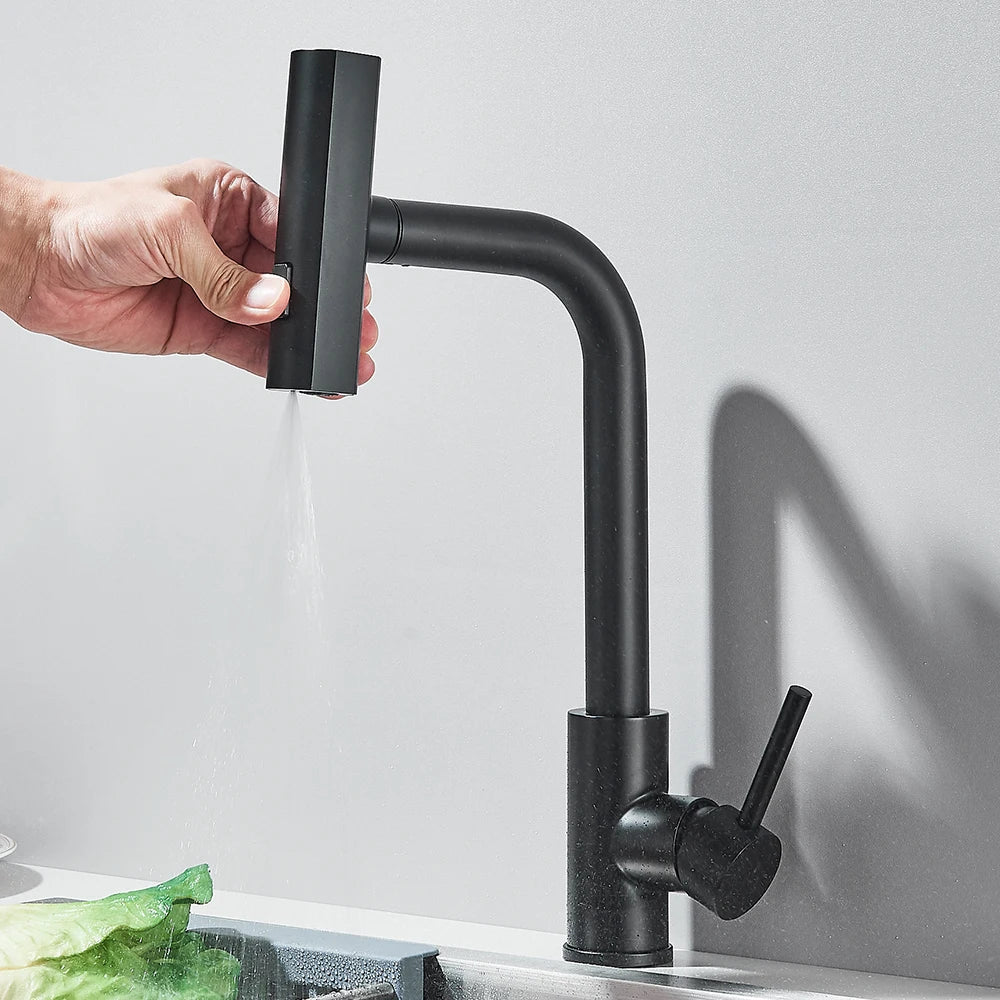 3-Way Sprayer Pull-Out Water Tap for Kitchen