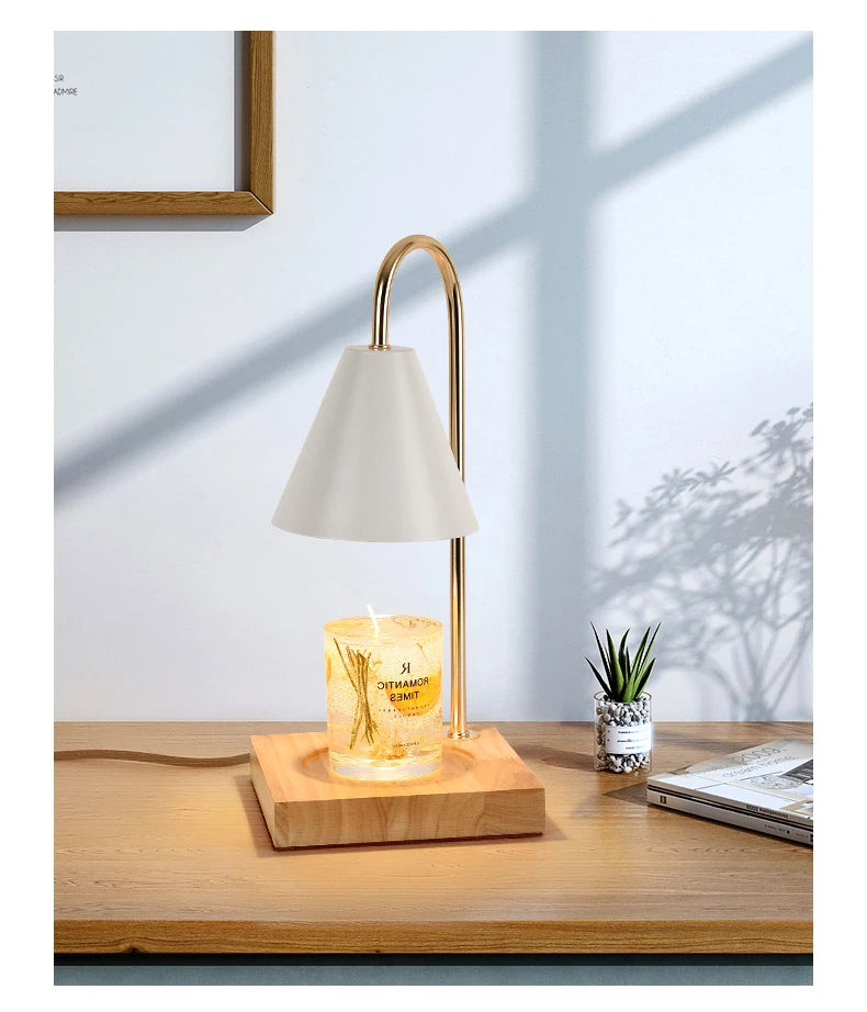 Aromatherapy Retro Candle Warmer Lamp with Timer