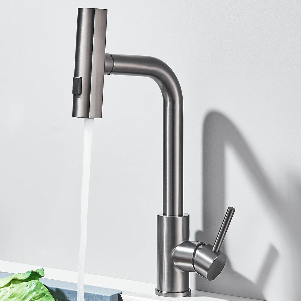 3-Way Sprayer Pull-Out Water Tap for Kitchen