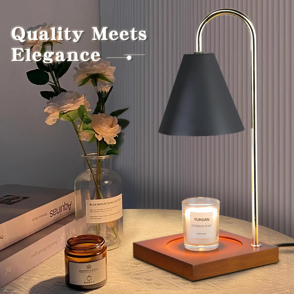 Aromatherapy Retro Candle Warmer Lamp with Timer