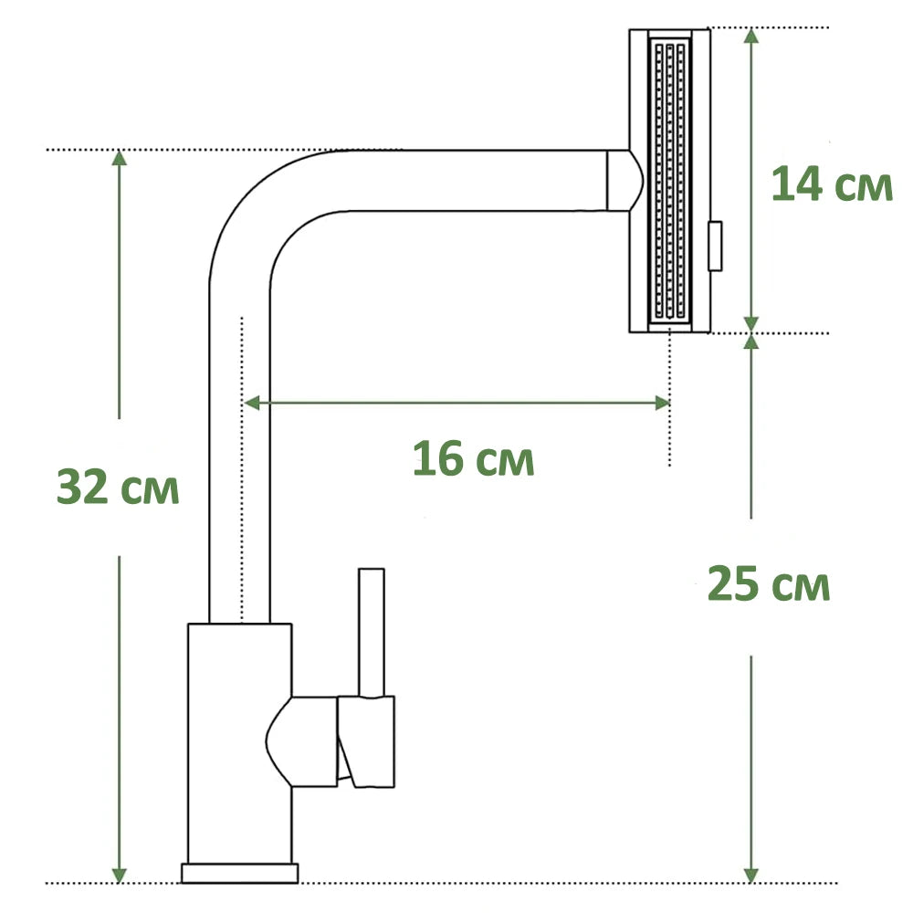 3-Way Sprayer Pull-Out Water Tap for Kitchen