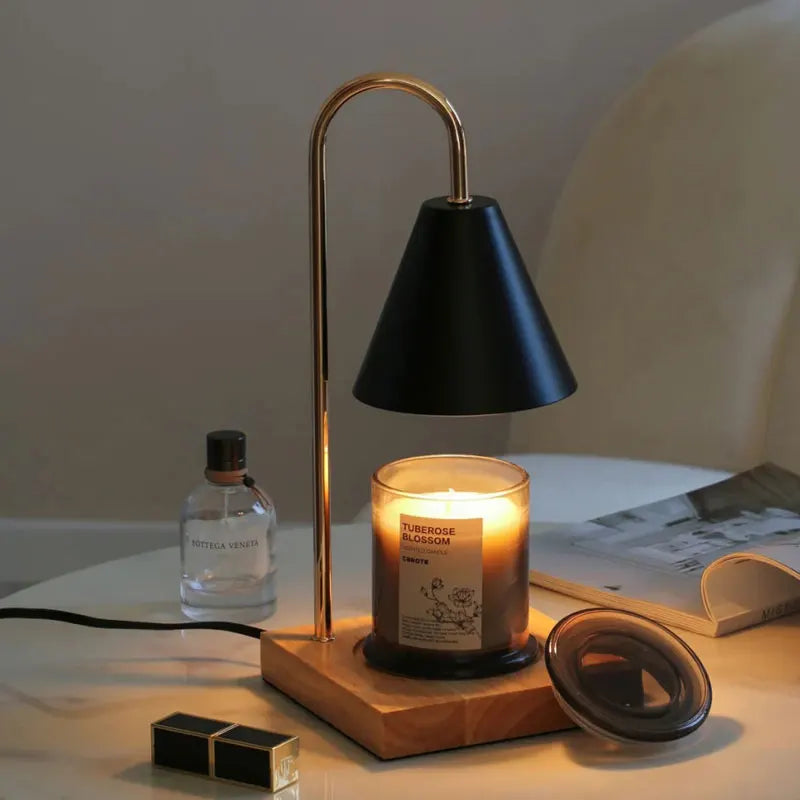 Aromatherapy Retro Candle Warmer Lamp with Timer