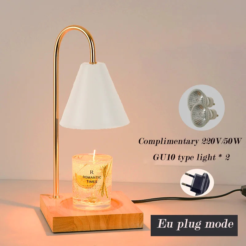 Aromatherapy Retro Candle Warmer Lamp with Timer