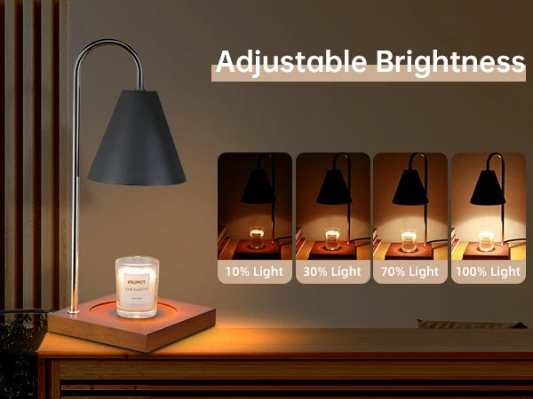 Aromatherapy Retro Candle Warmer Lamp with Timer