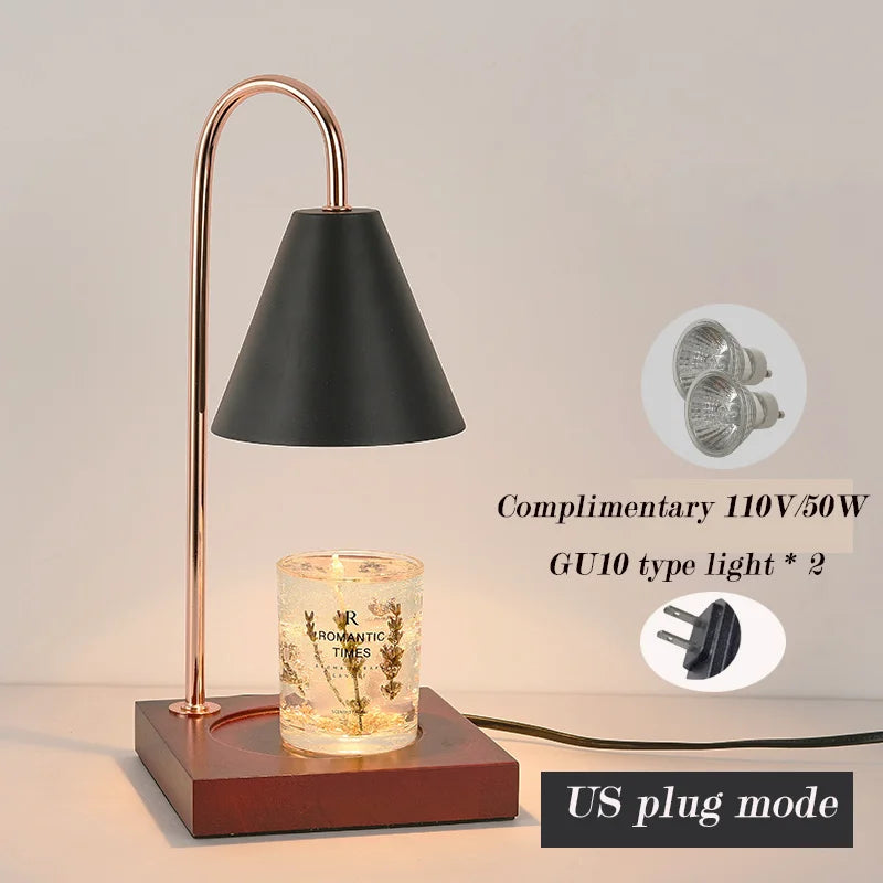 Aromatherapy Retro Candle Warmer Lamp with Timer