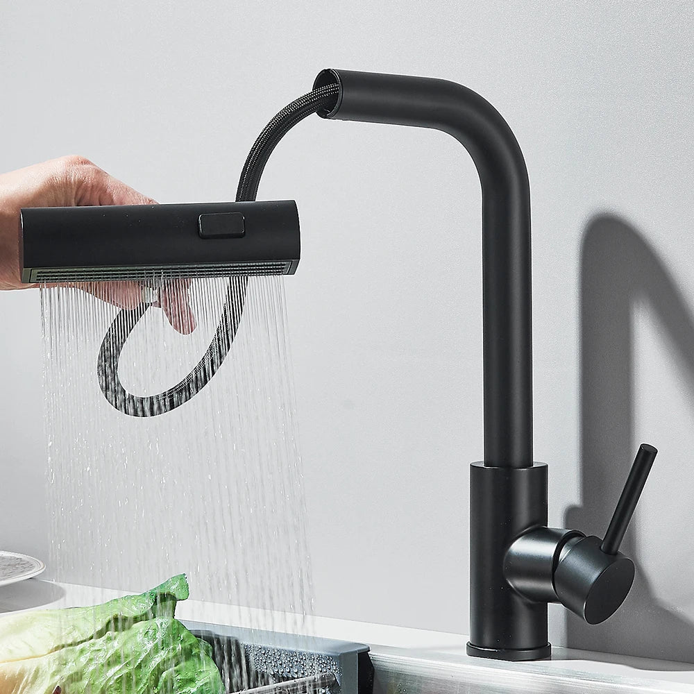 3-Way Sprayer Pull-Out Water Tap for Kitchen