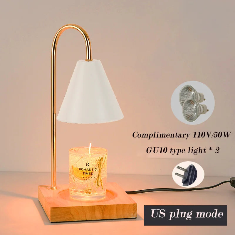 Aromatherapy Retro Candle Warmer Lamp with Timer